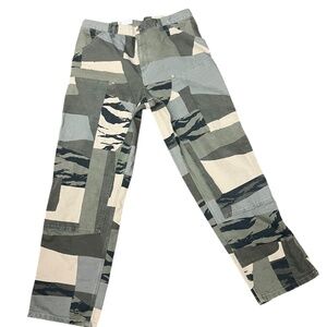 carhartt cargo double knee camouflage pants Mens size W 36 L 32